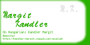 margit kandler business card